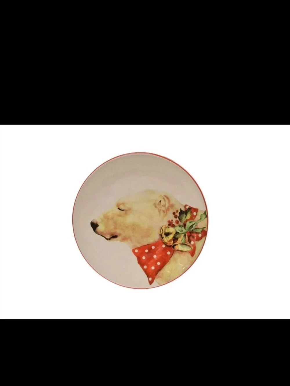 Pier 1 Christmas Salad Plates 8.25